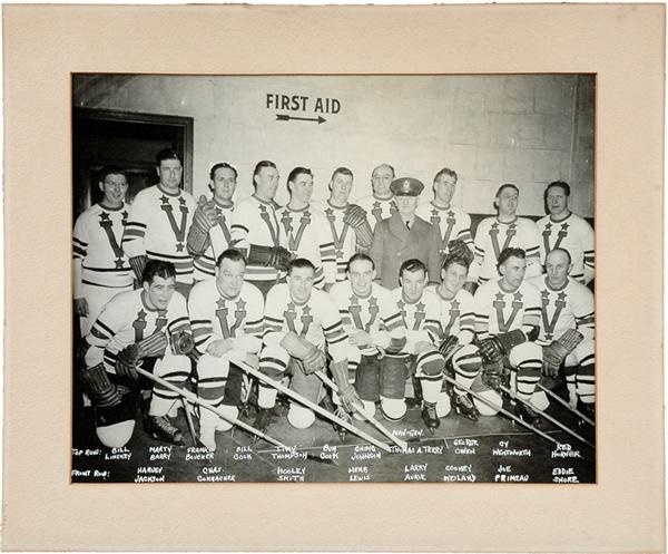 - World War II All Stars Team Photo From the Eddie Shore Collection