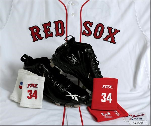 - 2005 David Ortiz Game Worn Red Sox Jersey And More!!!