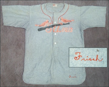 - 1930's Frankie Frisch Game Worn Jersey