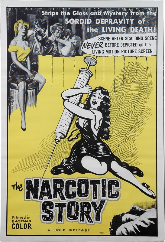 - 1958 &quot;The Narcotic Story&quot; Movie Poster