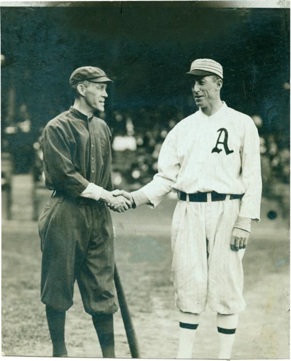 - 1914 World Series Photo of John Evers and Eddie Plank