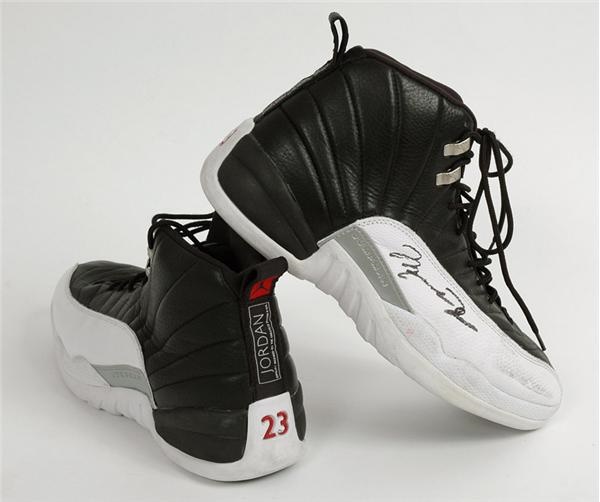 - 1997 Michael Jordan Game Worn/Autographed Sneakers