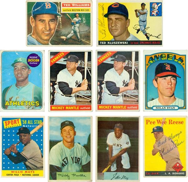 - Shoebox Baseball Card Collection of Cards Plus a 1954 Bowman Set (509)