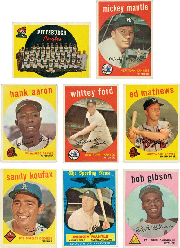 - 1959 Topps Complete Set VG-EX