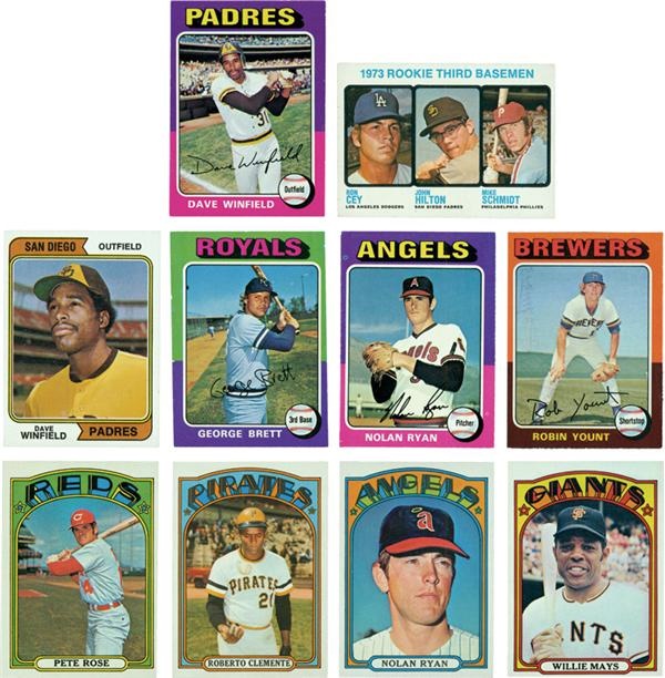 - Run of Topps Baseball Sets 1972-1977 (6)