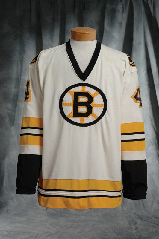- 1975-76 Bobby Orr Game Worn Boston Bruins Home Jersey