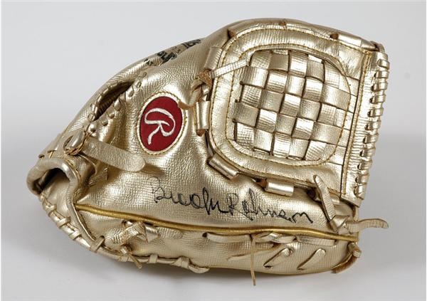 Rawlings Mini Gold Glove Award With Stand