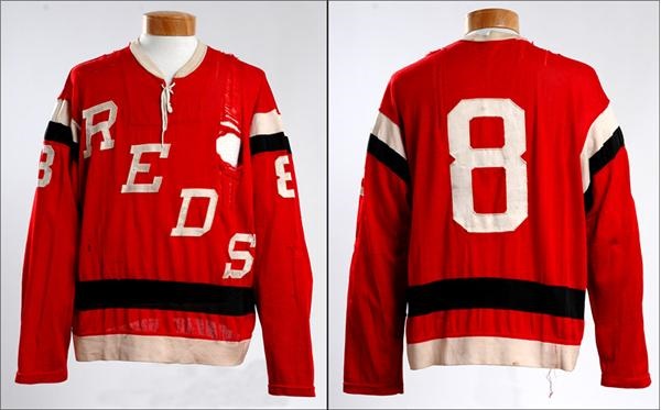 The Chris Berg Collection - 1960&#39;s AHL Providence Reds Jersey #8
