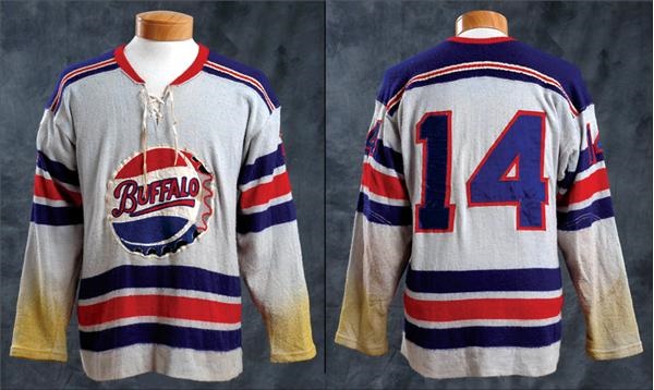 - 1958-59 Bruce Cline Buffalo Bisons Game Worn Jersey