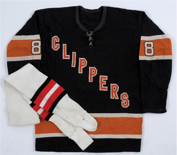 The Chris Berg Collection - 1973-74 Howie Menard Baltimore Clippers Game Worn Jersey
