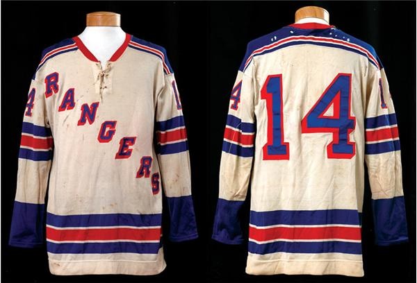 The Chris Berg Collection - 1970-71 Bruce MacGregor Game Worn Rangers Jersey