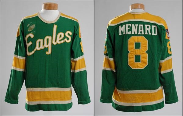 The Chris Berg Collection - 1972-73 Howie Menard Salt Lake Golden Eagles Game Worn Jersey