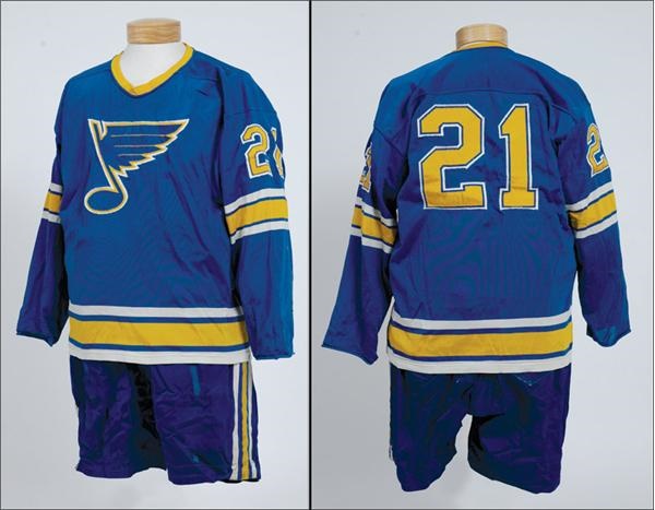 The Chris Berg Collection - 1967-68 St. Louis Blues Game Worn Jersey #21