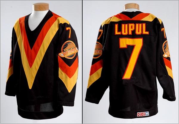 - 1984-85 Gary Lupul Vancouver Canucks Game Worn Jersey