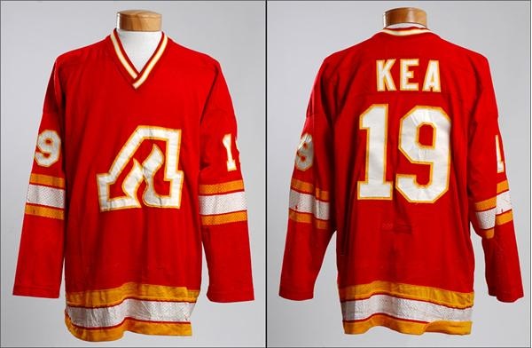 - 1977-78 Ed Kea Altanta Flames Game Worn Jersey
