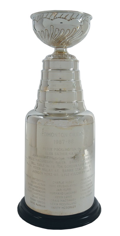 The Chris Berg Collection - 1988 Edmonton Oilers Stanley Cup Championship Trophy