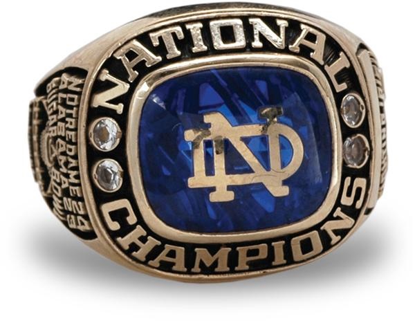 - 1973 Notre Dame Football National Championship Ring