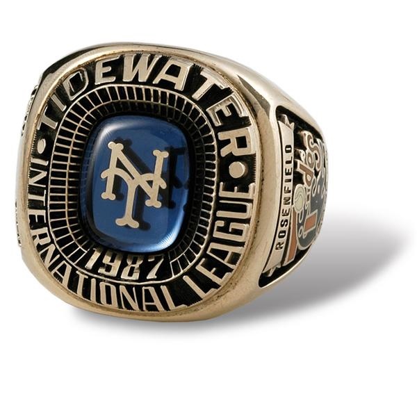 - 1987 Tidewater Tides International League Championship Ring