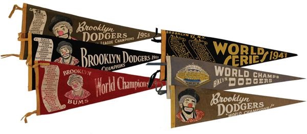 - Brooklyn Dodgers Historic Pennant Collection (6)
