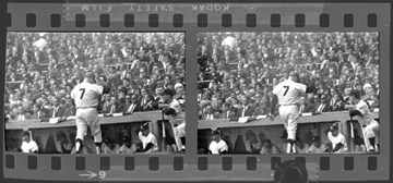 Mickey Mantle - Sandy Koufax Strikes Out Mickey Mantle 1963 World Series Original Negatives (2)