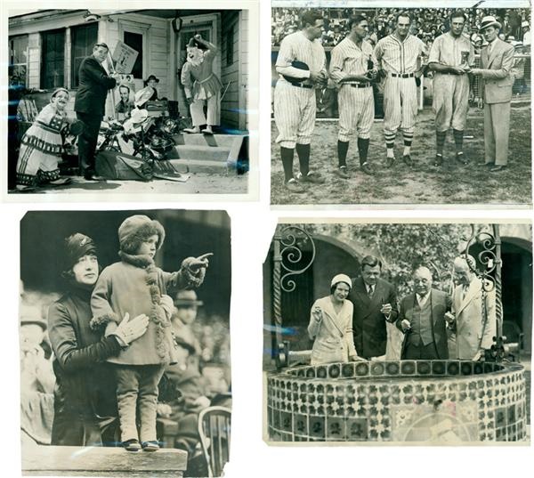 - Collection Of Four Babe Ruth Related Photographs
