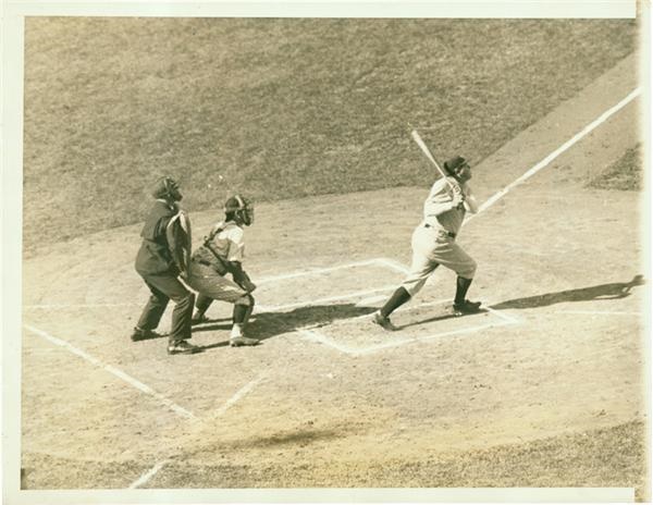Babe Ruth - Babe Ruth &quot;Called Shot&quot; Game Home Run Wire Photo