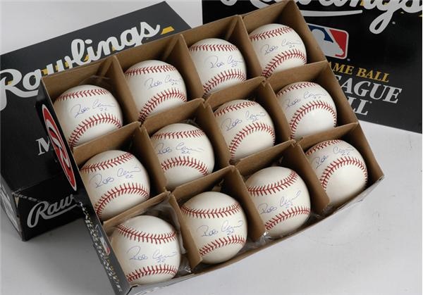 Six Dozen Robinson Cano Single Signed Baseballs