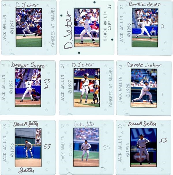 NY Yankees, Giants & Mets - Rookie Negatives of Derek Jeter From Original Donruss Photographer (35)