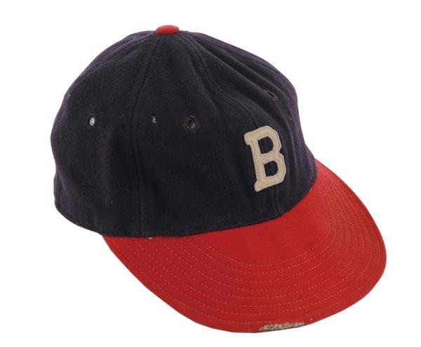 - Warren Spahn Game Worn Boston Braves Cap