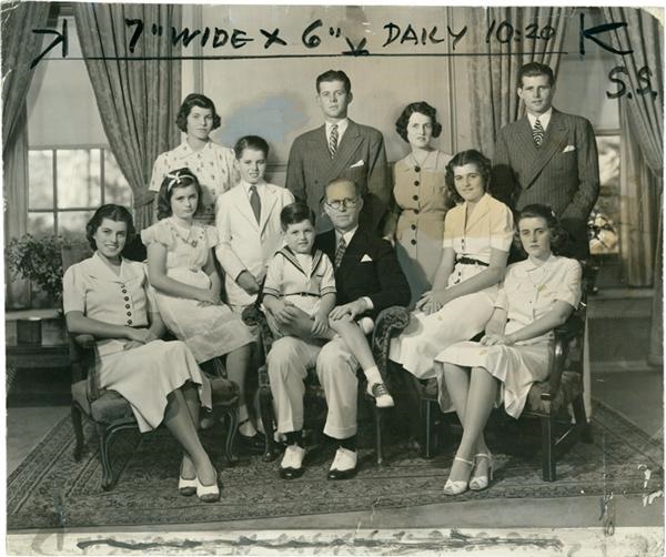 Non-Sports photographs - Original 1937 Kennedy Family Photograph
