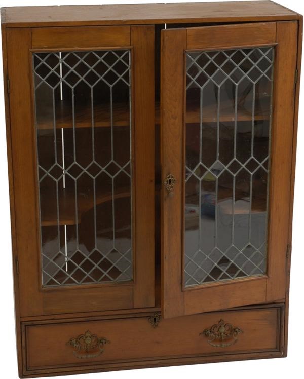 - Turn of the Century Leaded Glass Showcase