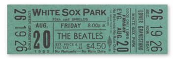 The Beatles - August 20, 1965 Ticket