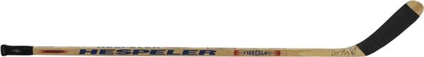 - Wayne Gretzky Game Used and Signed Hespeler Stick