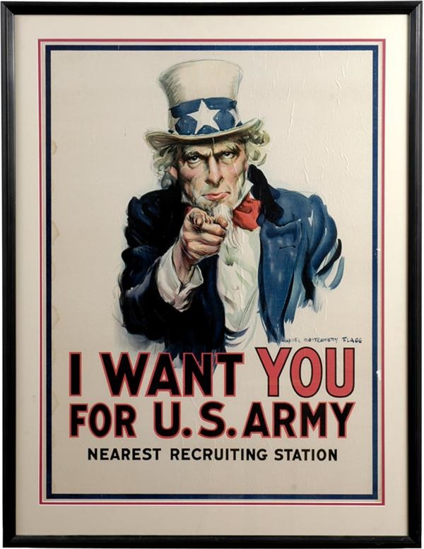 - Uncle Sam &quot;I Want You&quot; WWI Poster