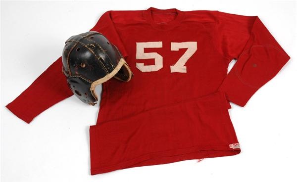 - Vintage Chicago Cardinals Jersey and Helmet
