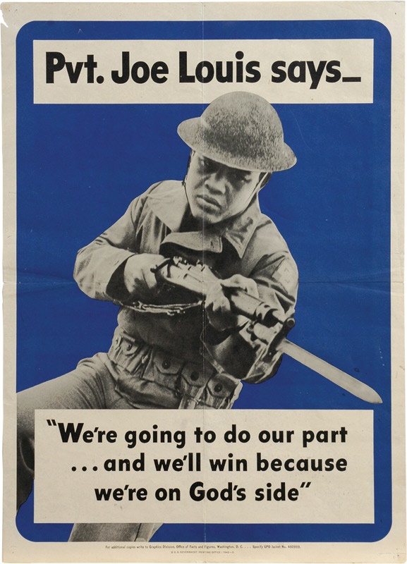 - Joe Louis WWII Recruitment Poster