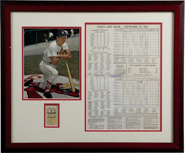 - Stan Musial&#39;s Last Game Program and Ticket Stub