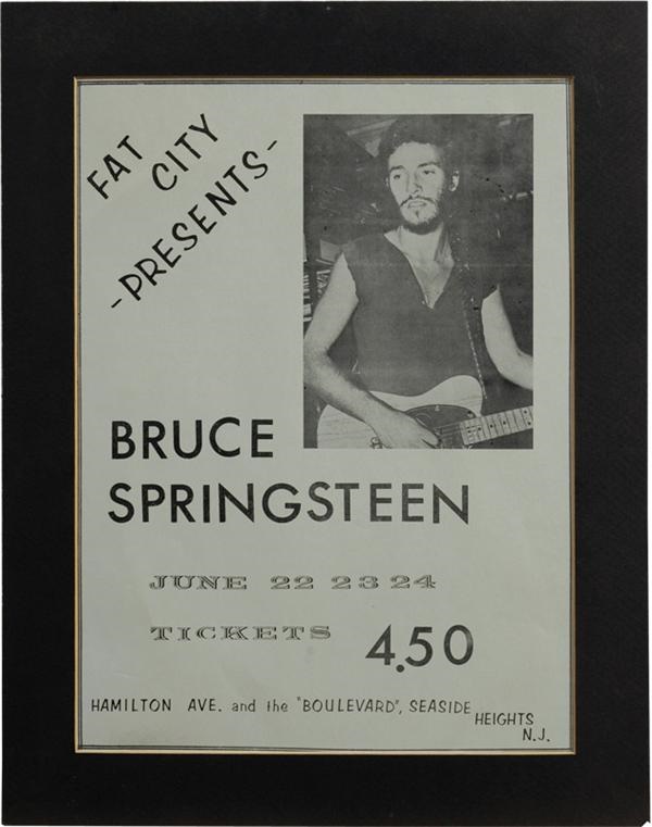 Bruce Springsteen - Bruce Springsteen Fat City Poster