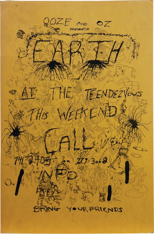 - 1968 Bruce Springsteen Earth Poster and Handbill (2)