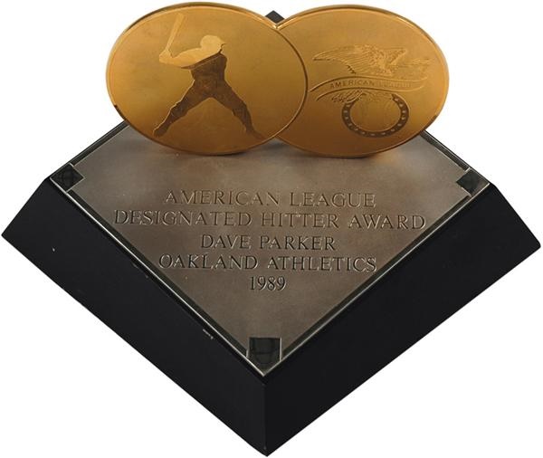- 1989 Dave Parker American League Designated Hitter Award