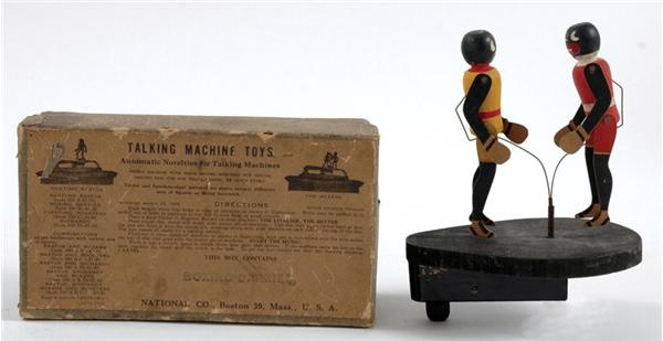 - Circa 1916 &quot;Boxing Darkies&quot; Talking Machine Toy in Original Box