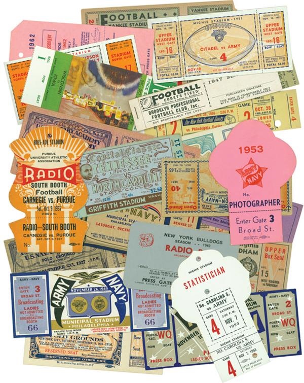 - Collection of Vintage Football Tickets And Passes (45)
