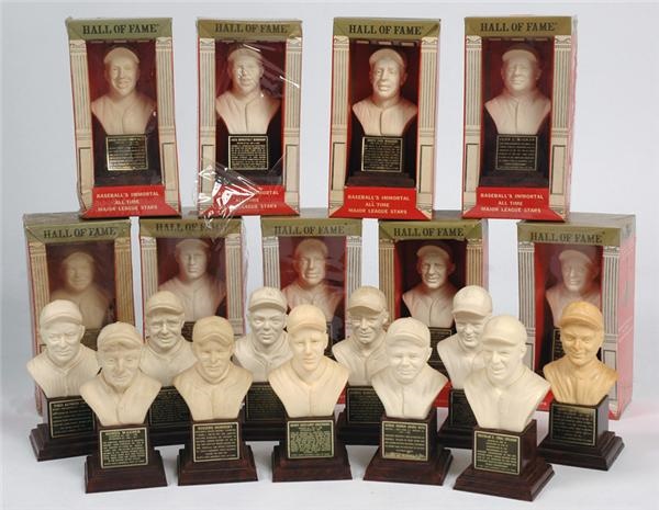 Ernie Davis - Complete Set of 1963 Hall of Fame Busts (20)