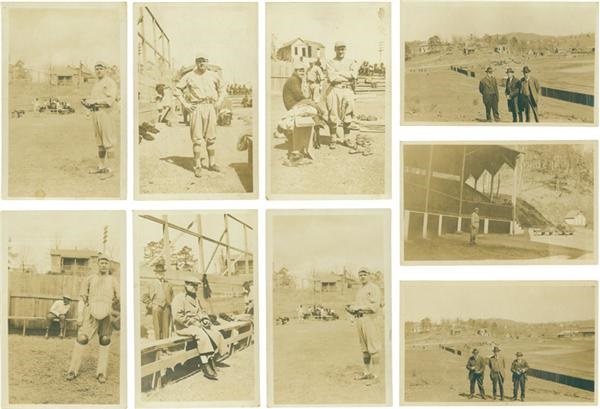 Babe Ruth - Group Of Nine Real Photo Postcards With Four Early Ruths