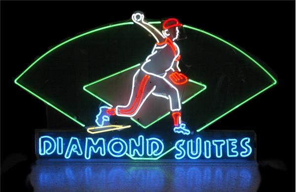 Cardinals - Busch Stadium &quot;Diamond Suites&quot; Neon Sign