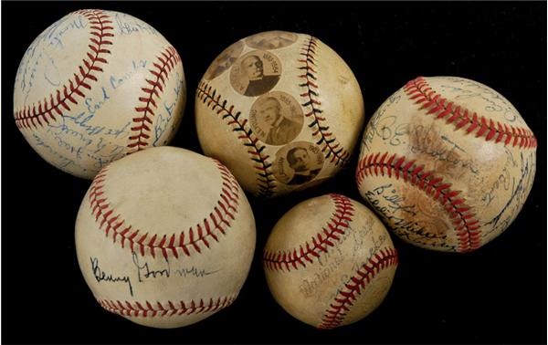 Comerford Baseball Collection Of Ten