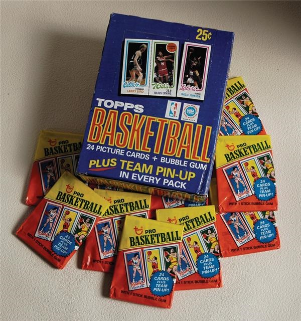 Unopened Material - 1980-81 Topps Basketball Full 36 Count Wax Box