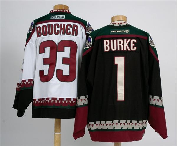Hockey Equipment - 2002-03 Sean Burke and Brian Boucher Game Worn Jerseys