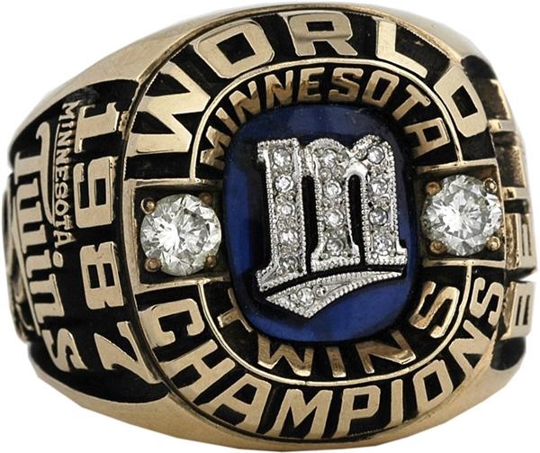 Ernie Davis - 1987 Minnesota Twins World Championship Ring