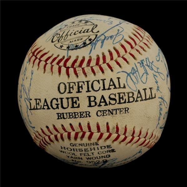 - 1956 Pittsburgh Pirates Team Signed Baseball with Sophomore Roberto Clemente